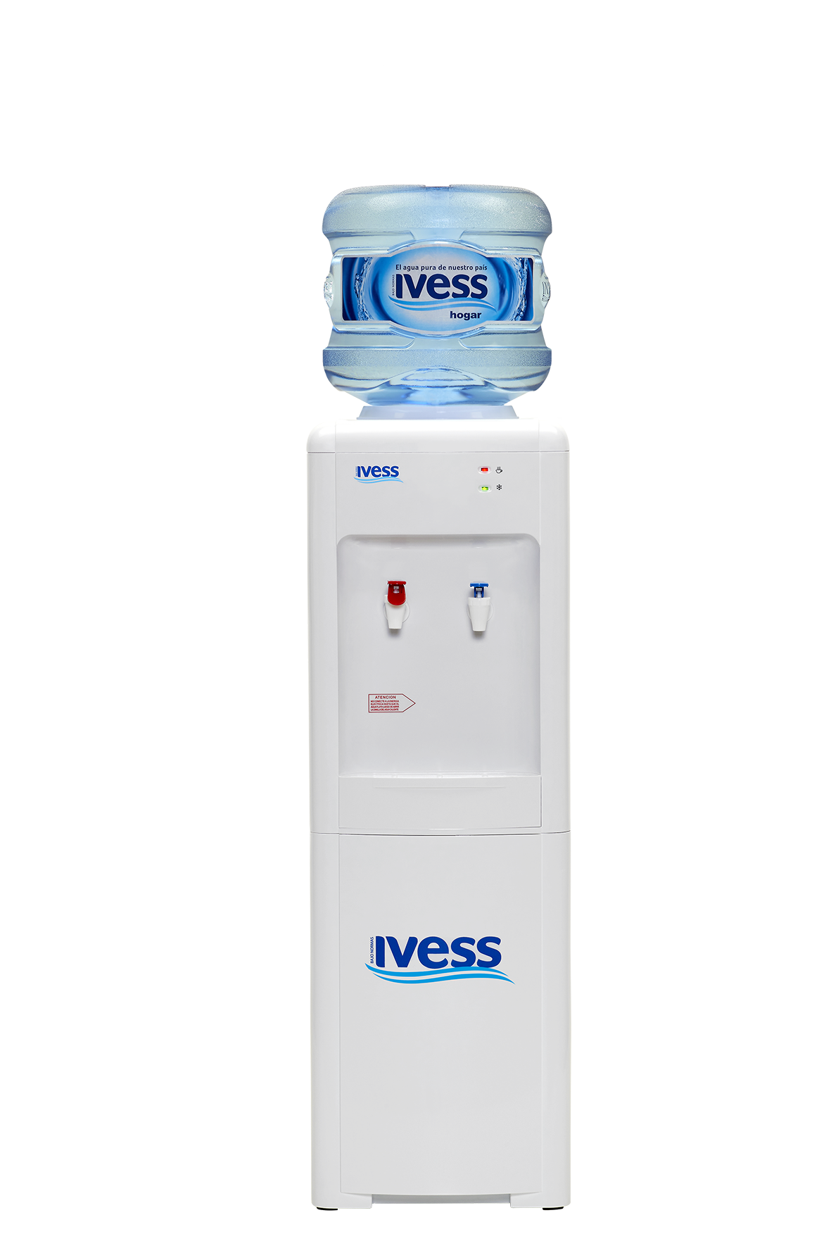 Dispenser IVESS con bidón azul de 12 litros